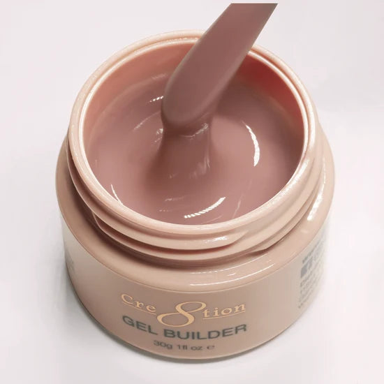 Cre8tion Overlay/Builder Gel in Jar 1oz - #13 Tea At Sunset