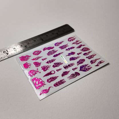 Flame V4 Sticker Decal