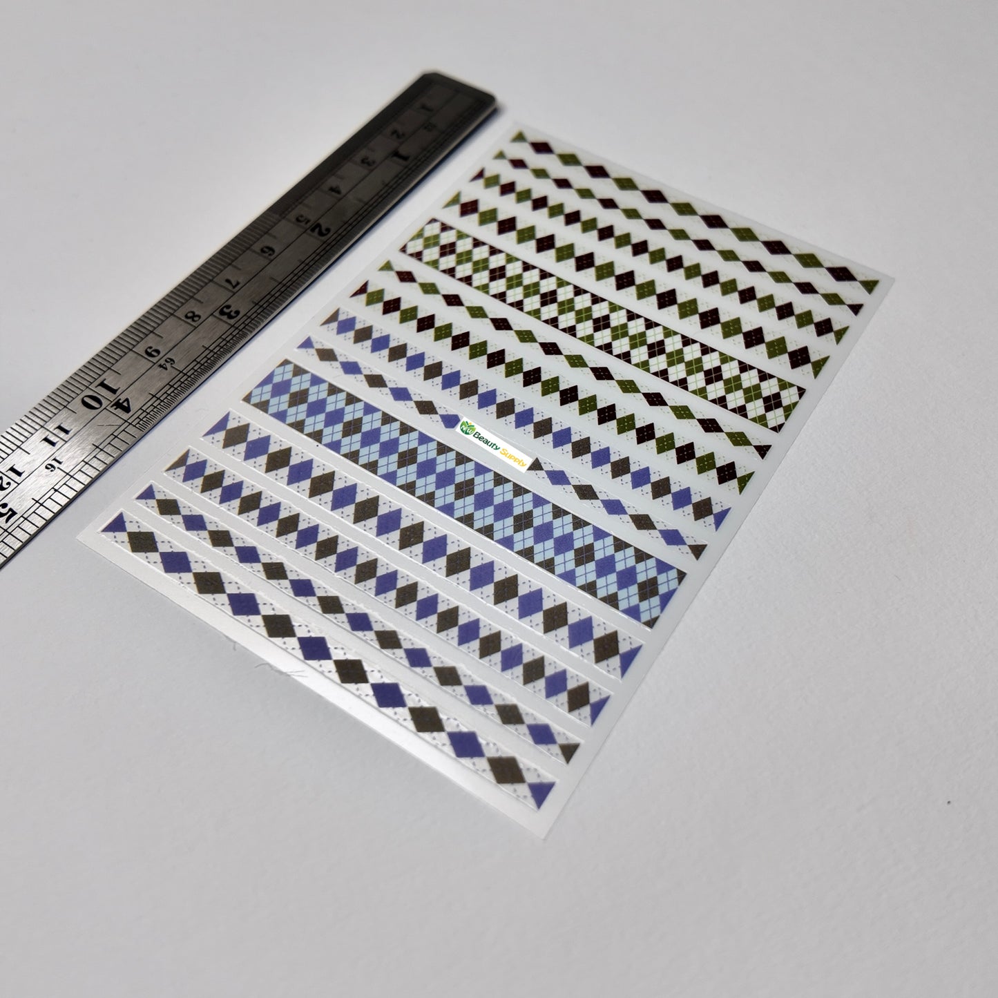 Argyle Print Sticker Decal