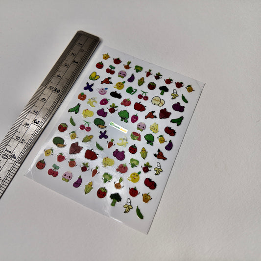 Fruity Faces Sticker Decal