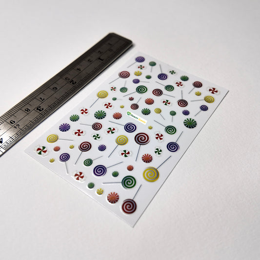 Colorful Lollipop Sticker Decal