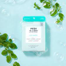 Voesh Pedi in a Box O2 Fizz 5 Step - Mint Mimosa each