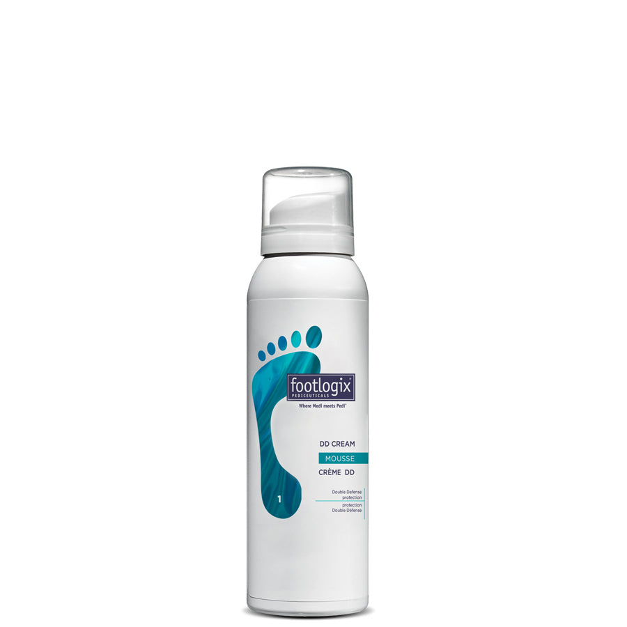Footlogix DD Cream bottle on a white background