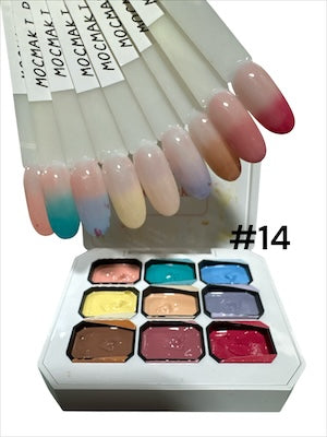 LIA 9 Color Cream Gel Palette ( " Pat-Pat Gel ")