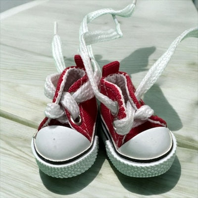 Doll Clothes fits Labu  #080 Canvas Style Shoes w Laces