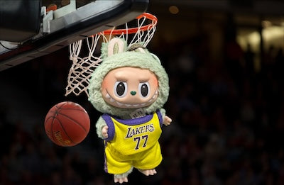 Doll Clothes fits Labu  #047 Yellow Basketball Jersey Lakers