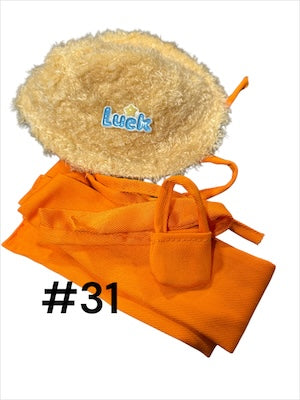 Doll Clothes fits Labu  #031 Monk Wrap with Hat