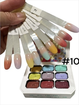 LIA 9 Color Cream Gel Palette ( " Pat-Pat Gel ")