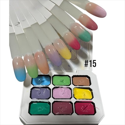 LIA 9 Color Cream Gel Palette ( " Pat-Pat Gel ")