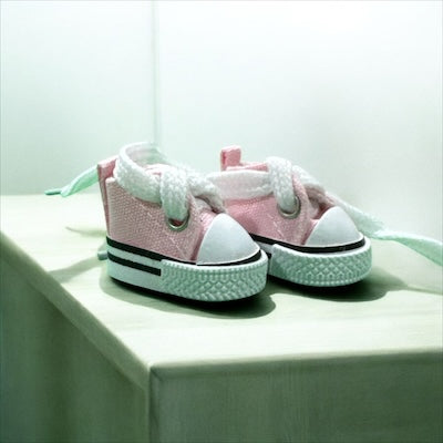 Doll Clothes fits Labu  #080 Canvas Style Shoes w Laces