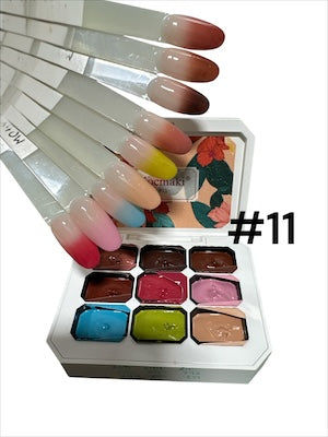 LIA 9 Color Cream Gel Palette ( " Pat-Pat Gel ")