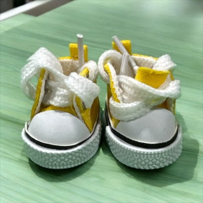 Doll Clothes fits Labu  #080 Canvas Style Shoes w Laces