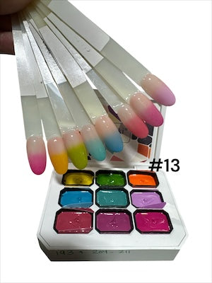 LIA 9 Color Cream Gel Palette ( " Pat-Pat Gel ")