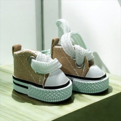 Doll Clothes fits Labu  #080 Canvas Style Shoes w Laces