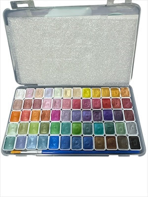 60 Color Water Activated Shimmer Palette