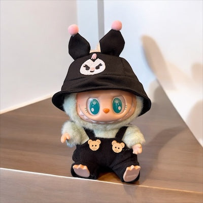 Doll Clothes fits Labu  #036 Black Kuromi Set