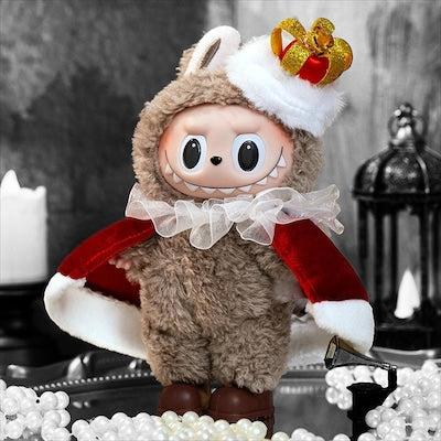 Doll Clothes fits Labu  #062 Crown + Cape