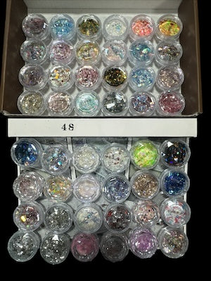 LIA 48pc Glitter Set