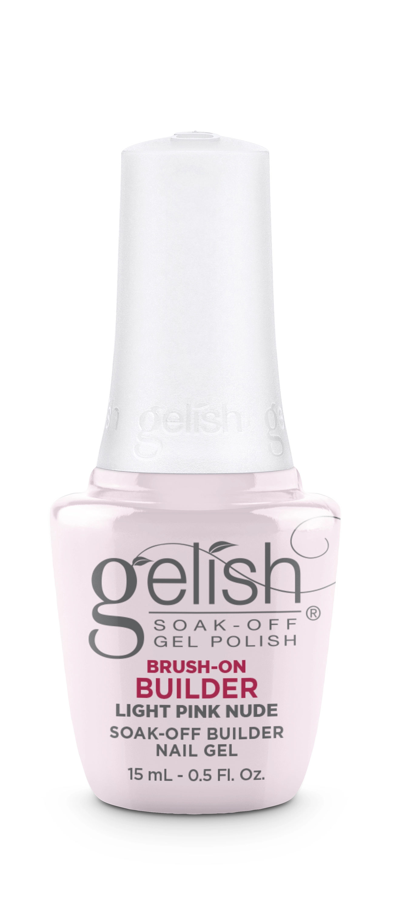 Gelish Light Pink Nude Brush On Builder Gel 15 mL | .5 fl oz