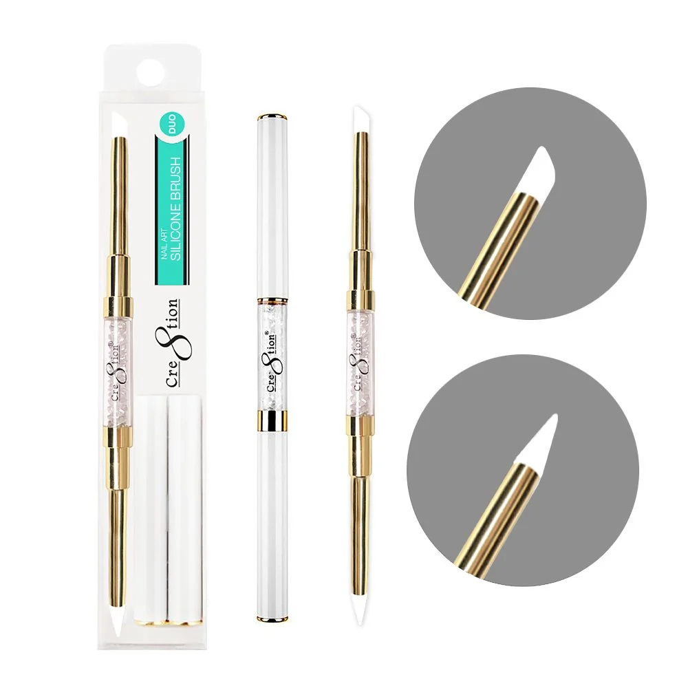 CRE8 Duo Brush - Silicone Nail Art