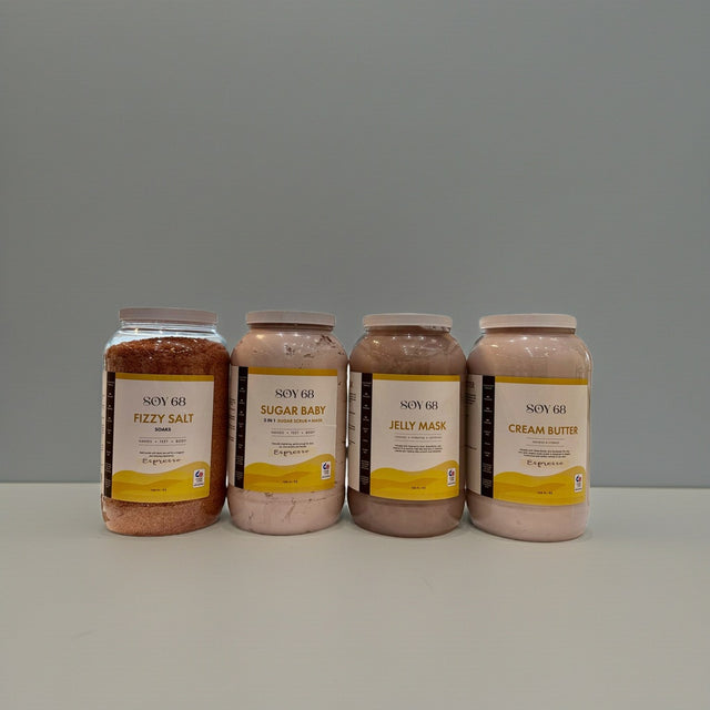 SOY68 4-step Pedicure Combo with Fizzy Salt