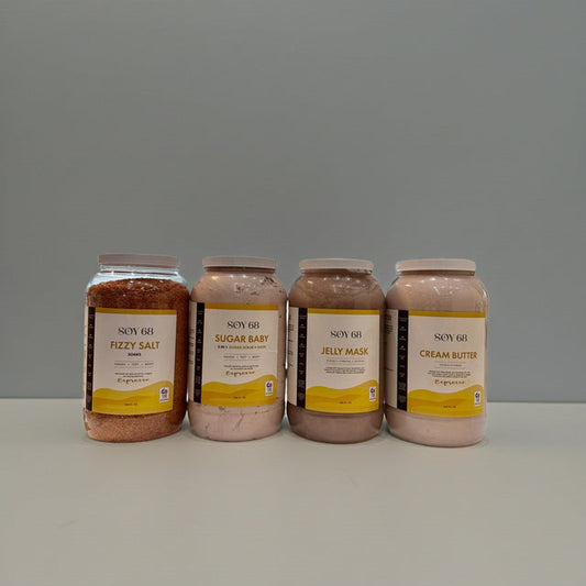 SOY68 4-step Pedicure Combo with Fizzy Salt