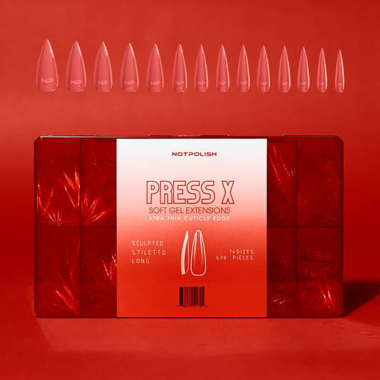 NotPolish Press X Sculpted Stiletto Long Tip Box