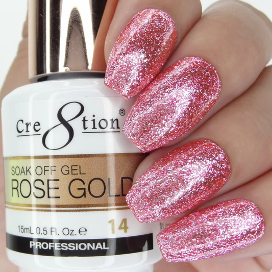 CRE8TION Rose Gold Gel -  14