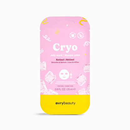 Avry Beauty Cryo Jelly Facial Mask - Retinol 24 Ct. Box