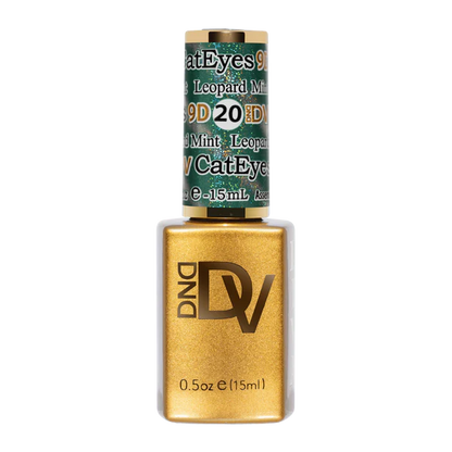 DND Diva 9D Cat Eye #020 Leopard Mint