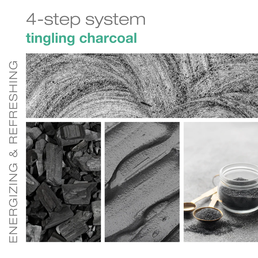 BCL Massage Cream Tingling Charcoal (128 oz)