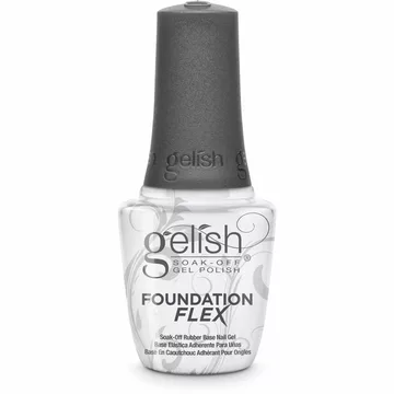 Gelish Clear Foundation Flex Soak-Off Rubber Base Gel 15 mL | .5 fl oz