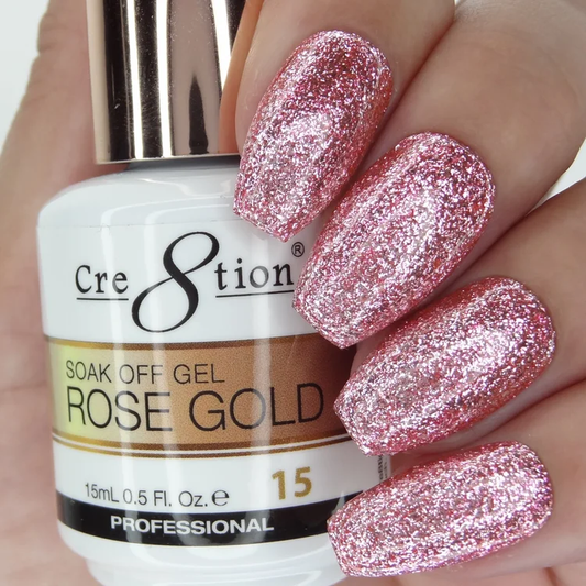 CRE8TION Rose Gold Gel -  15