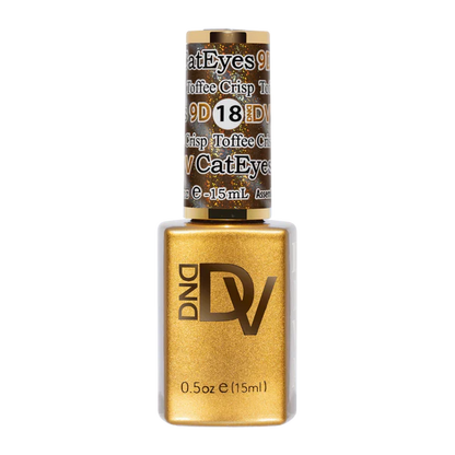 DND Diva 9D Cat Eye #018 Toffee Crisp
