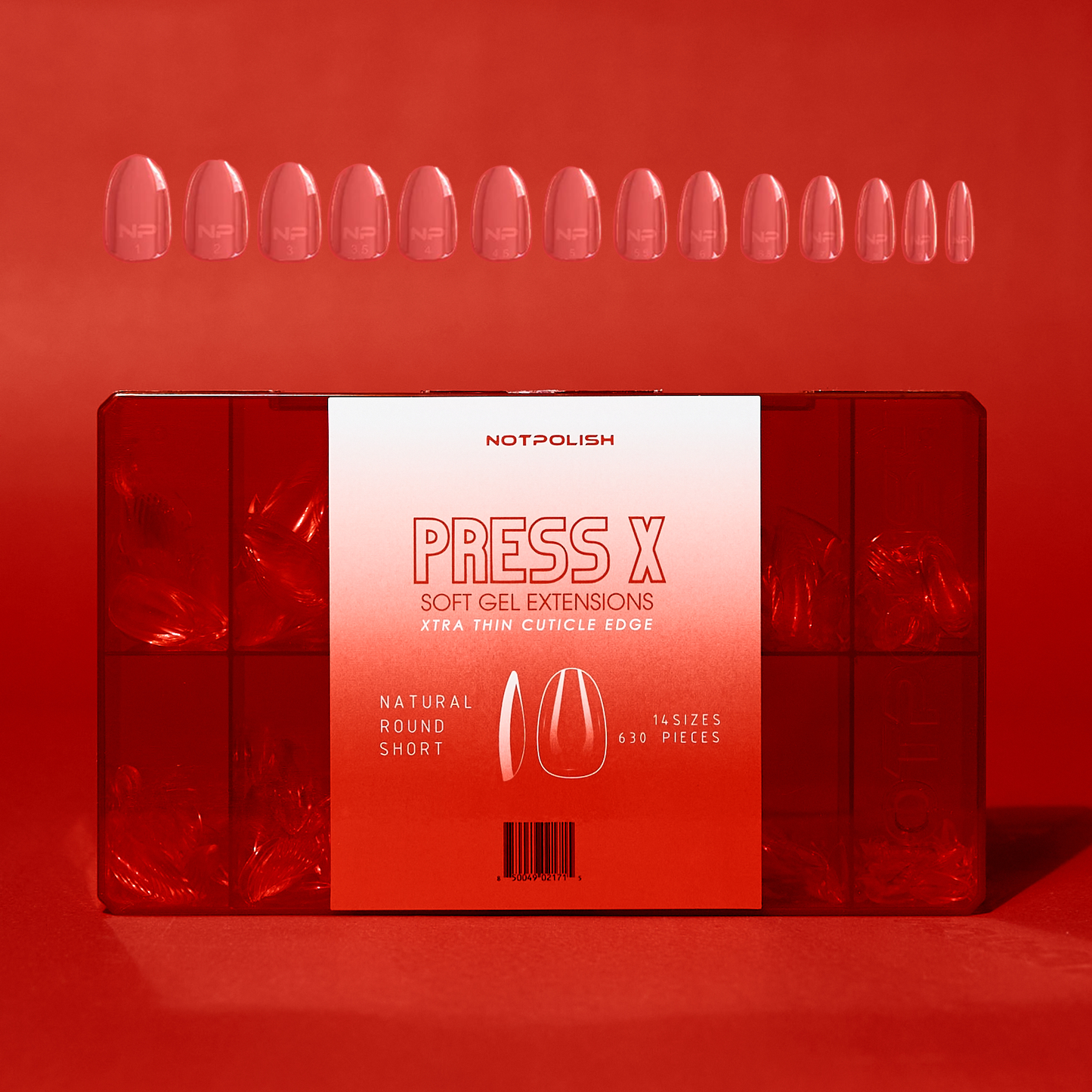 NotPolish Press X Natural Round Short Tip Box