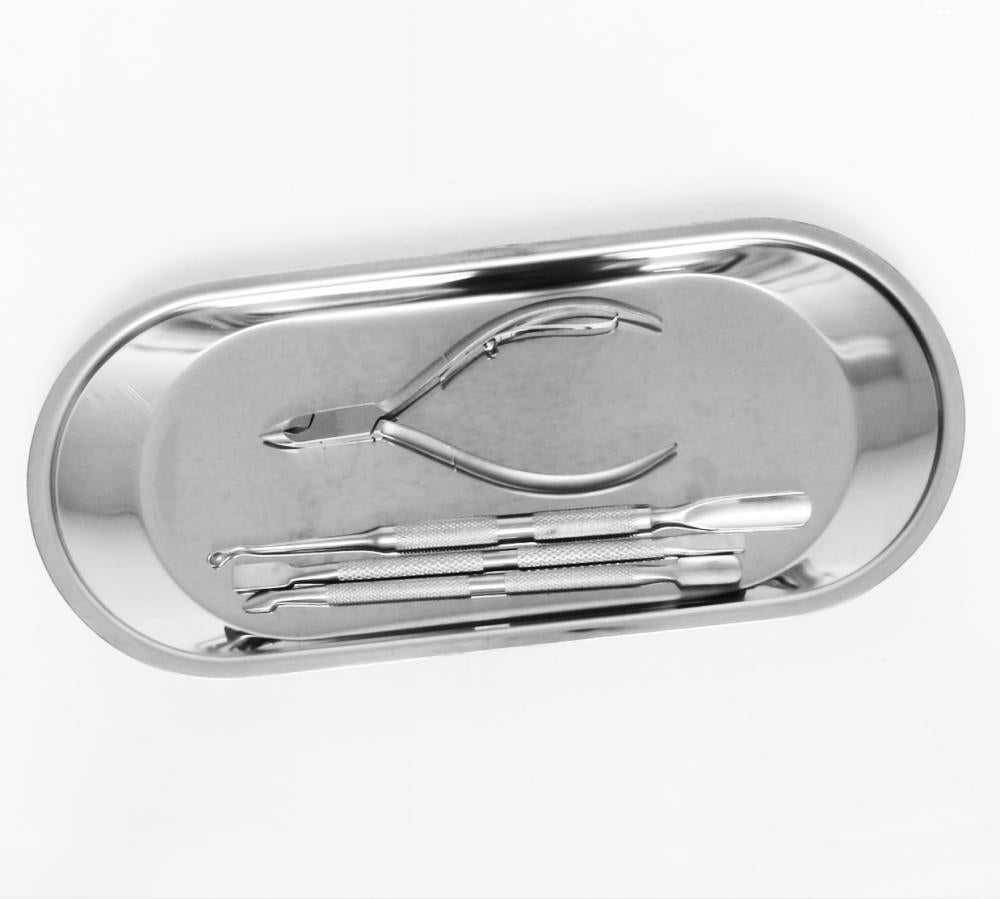 BER Rounded Stainless Steel Tray