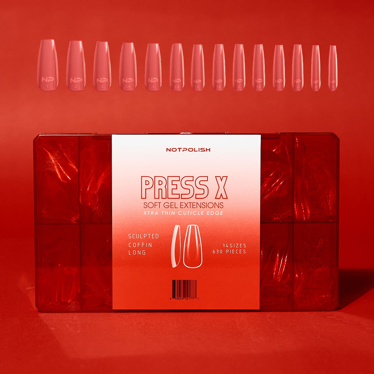 NotPolish Press X Sculpted Coffin Long Tip Box