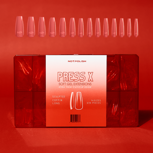 NotPolish Press X Sculpted Coffin Long Tip Box