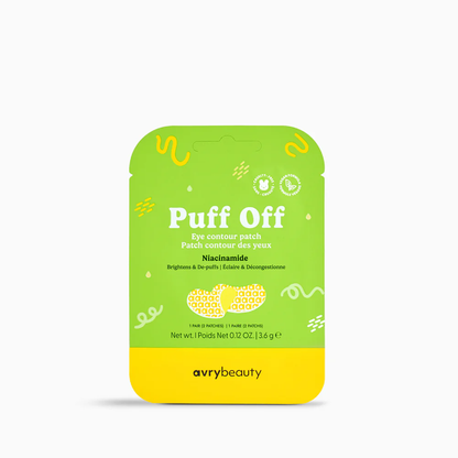 Avry Beauty Puff Off Eye Contour Patch - Niacinamide 24 Ct. Box