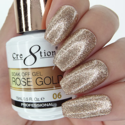 CRE8TION Rose Gold Gel -  06
