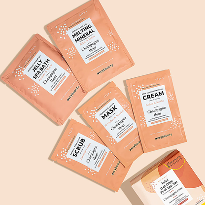 Avry Beauty Total Gel-Ohh! 5 Step Pedi Kit - Champagne Toast / Champagne Hour