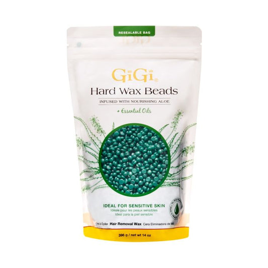 GIGI Hard Wax Beads Infused with Nourishing Aloe 14oz