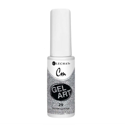 CM Gel Art (0.33oz) - Silver Glitter