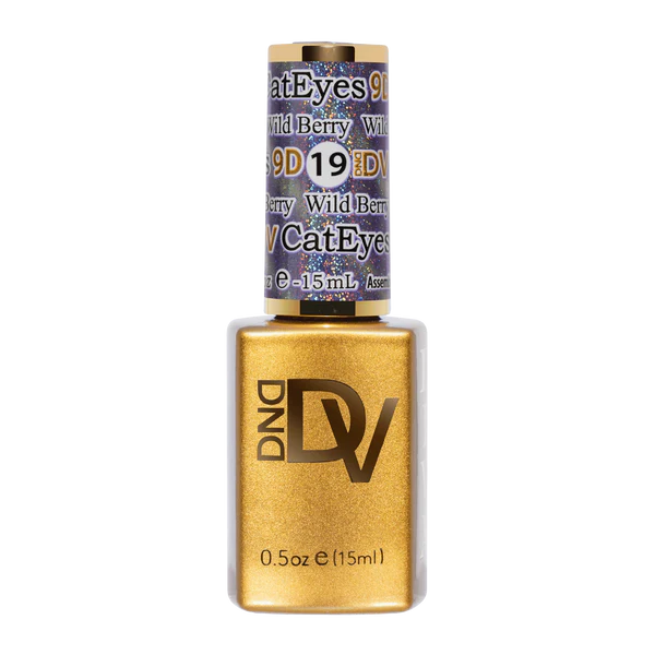DND Diva 9D Cat Eye #019 Wild Berry