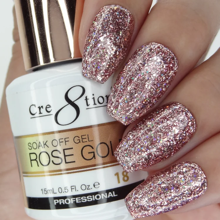 CRE8TION Rose Gold Gel -  18