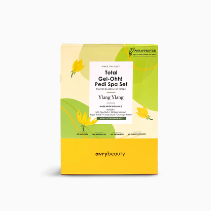 Avry Beauty Total Gel-Ohh! 5 Step Pedi Kit - Ylang Ylang