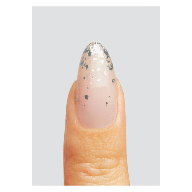 The Gel Bottle Silver Metallic Leaf