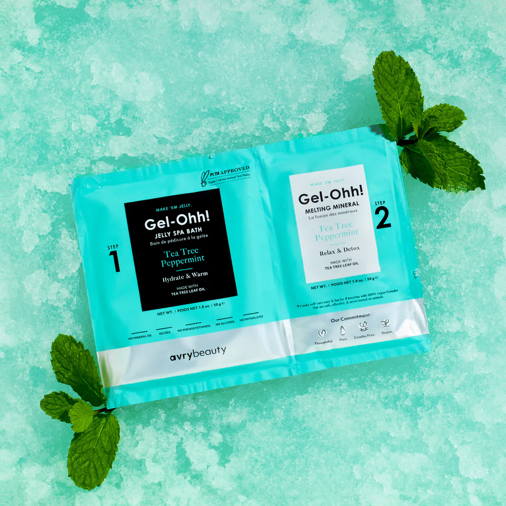 Avry Beauty Gel-Ohh! Jelly Spa Bath - Tea Tree Peppermint