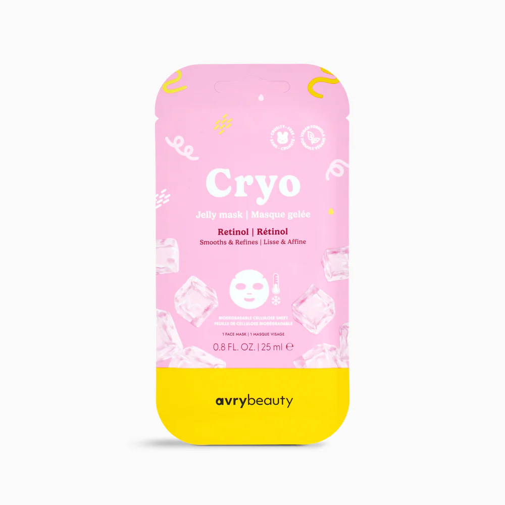 Avry Beauty Cryo Jelly Facial Mask - Retinol