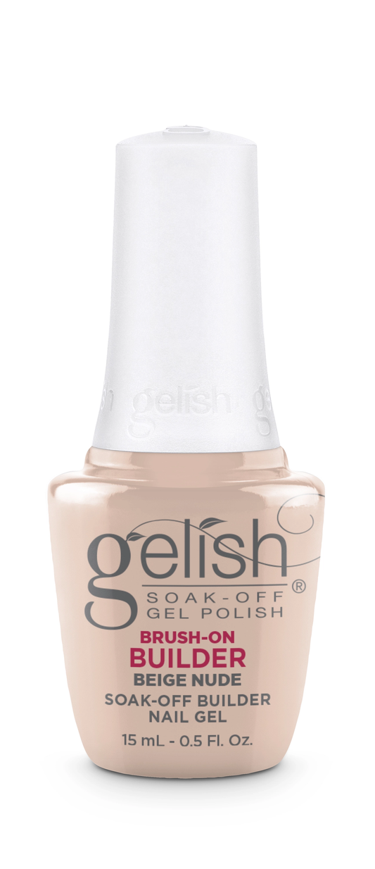 Gelish Beige Nude Brush On Builder Gel 15 mL | .5 fl oz